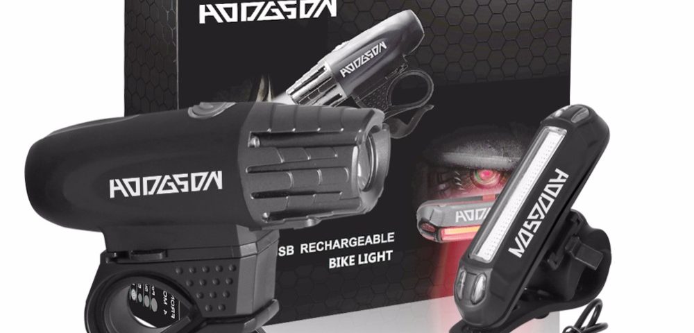 bicycle headlight and taillight set