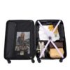 3-Piece Luggage Set – Durable ABS Suitcases with Swivel Wheels, TSA Lock & Convenient Hooks - Image 4